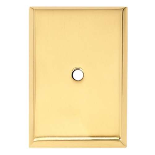 Escutcheon Backplate Escutcheons 2-5/8-in in Polished Brass