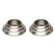 Rosettes 7/8-in in Satin Nickel