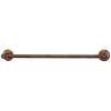 Bath Rustic Towel Bar in Rust Bronze