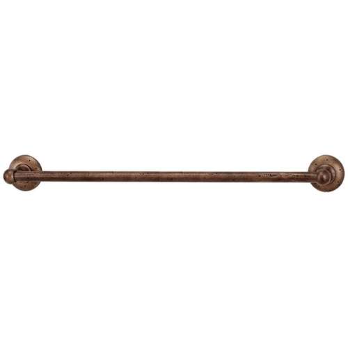 Bath Rustic Towel Bar in Rust Bronze