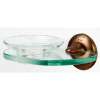 Bath Rustic Soap Dish 6-7/8-in in Rust Bronze