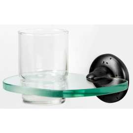 Bath Rustic Tumbler Holder 6-3/4-in