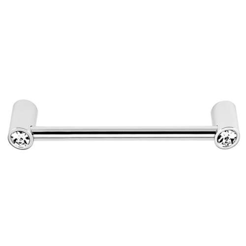Contemporary Crystal C715-6-PC Crystal Pull Modern in Polished Chrome