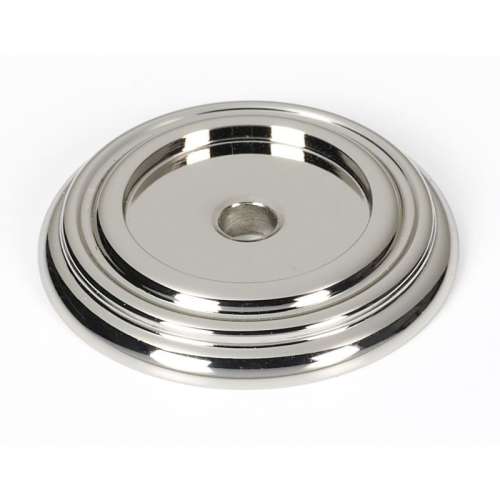 Charlie's Collection A616-14-PN Backplate Transitional 1-1/4-in in Polished Nickel