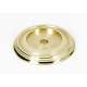 Backplate Transitional 1-1/2-in in Polished Brass