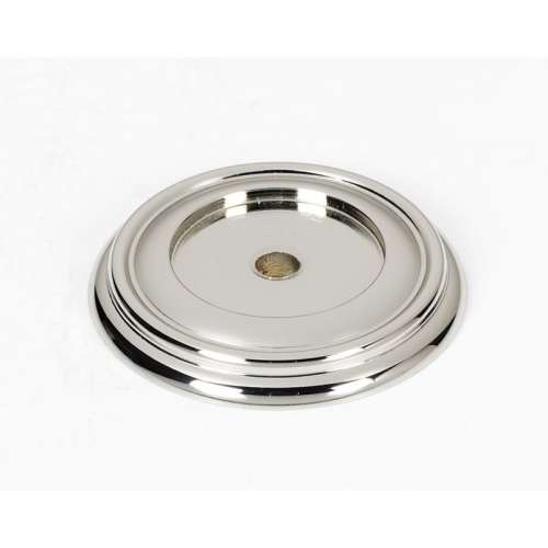 Backplate Transitional 1-1/2-in in Polished Nickel