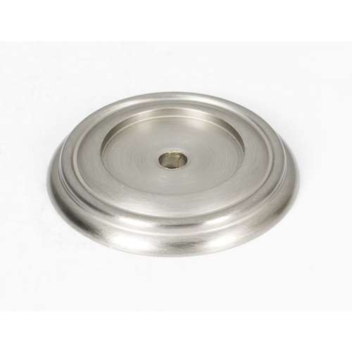 Backplate Transitional 1-1/2-in in Satin Nickel