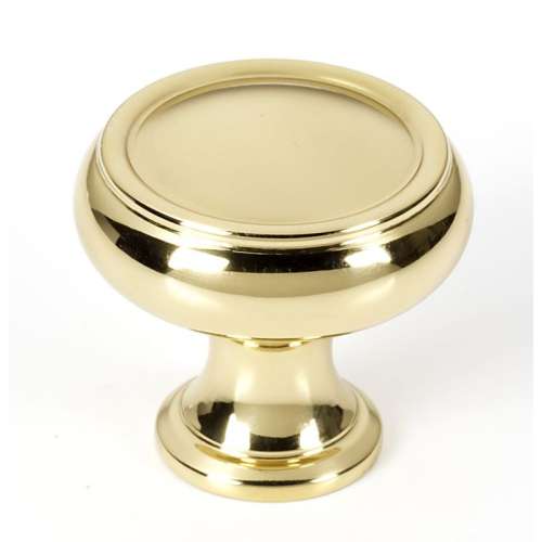 Charlie's Collection A626-14-PB Knob Transitional 1-1/4-in in Polished Brass
