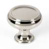 Charlie's Collection A626-14-PN Knob Transitional 1-1/4-in in Polished Nickel