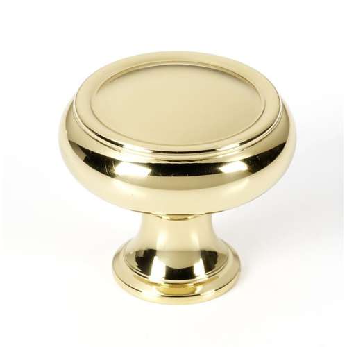 Charlie's Collection A626-38-PB Knob Transitional 1-1/2-in in Polished Brass