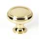 Charlie's Collection A626-38-PB Knob Transitional 1-1/2-in in Polished Brass