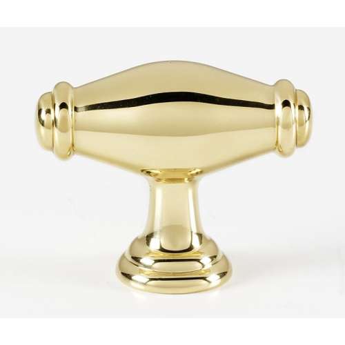 Knob Transitional 1-3/4-in in Polished Brass