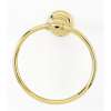 Charlie's Collection A6740-PB Towel Ring Transitional 6-in in Polished Brass