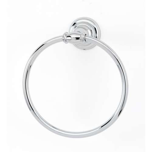 Charlie's Collection A6740-PC Towel Ring Transitional 6-in in Polished Chrome