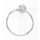 Charlie's Collection A6740-PC Towel Ring Transitional 6-in in Polished Chrome