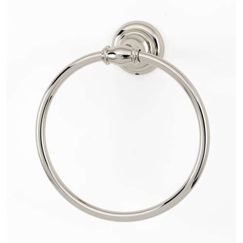 Charlie's Collection A6740-PN Towel Ring Transitional 6-in in Polished Nickel