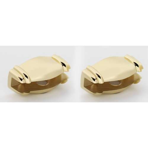 Shelf Brackets Transitional 2-3/16-in in Polished Brass