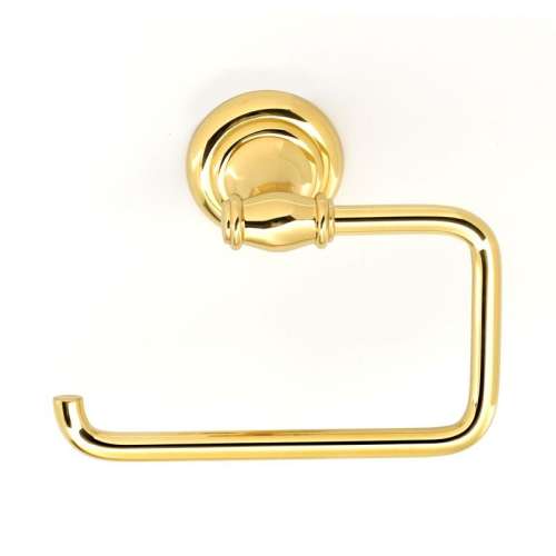 Tissue Holder Transitional 5-1/2-in in Polished Brass