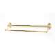 Classic Traditional A8025-24-PB Double Towel Bar Traditional in Polished Brass