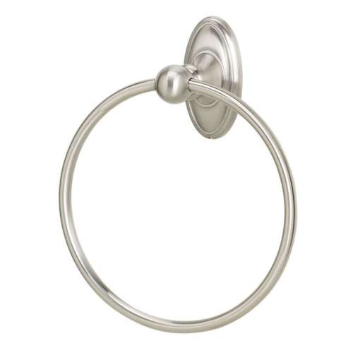 Classic Traditional A8040-SN Towel Ring Traditional 7-in in Satin Nickel