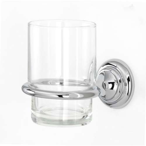Tumbler Holder with Tumbler in Polished Chrome