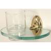 Traditional Tumbler Holder 6-5/8-in in Polished Brass