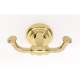 Charlie's Collection A6784-PB Robe Hook Transitional in Polished Brass
