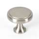 Knob Transitional 1-1/4-in in Satin Nickel