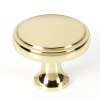 Knob Transitional 1-1/2-in in Polished Brass