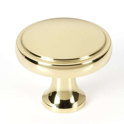 Knob Transitional 1-1/2-in in Polished Brass