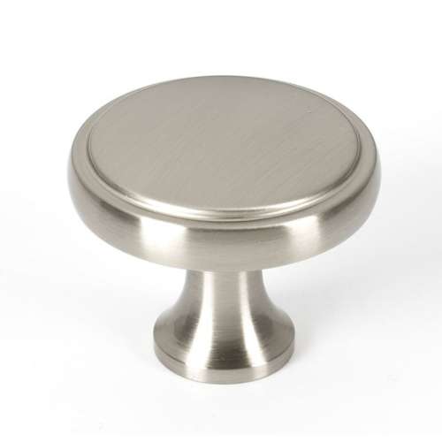 Knob Transitional 1-1/2-in in Satin Nickel