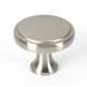 Knob Transitional 1-1/2-in in Satin Nickel
