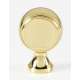 Knob Transitional 7/8-in in Polished Brass