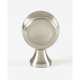 Knob Transitional 7/8-in in Satin Nickel