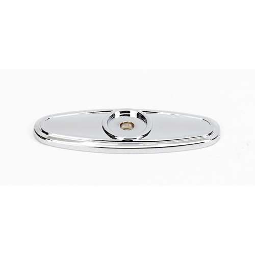 Backplate Traditional 2-1/2-in in Polished Chrome