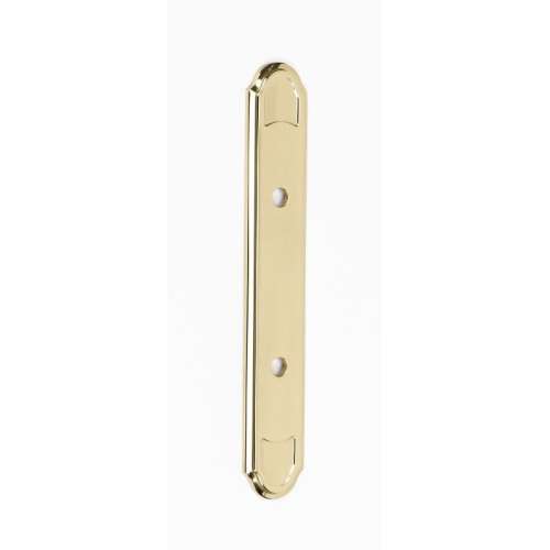 Classic Traditional A1568-3-PB Backplate Traditional in Polished Brass