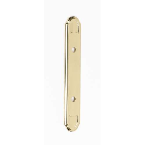 Classic Traditional A1569-35-PB Backplate Traditional in Polished Brass