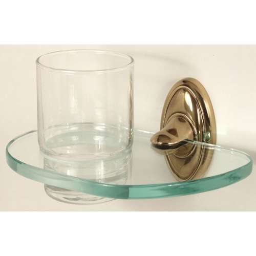Traditional Tumbler Holder 6-5/8-in in Polished Antique