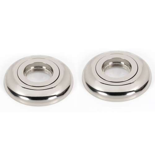 Grab Bar Brackets Transitional 3-in in Polished Nickel