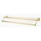 Royale A6625-24-PB Double Towel Bar Transitional in Polished Brass