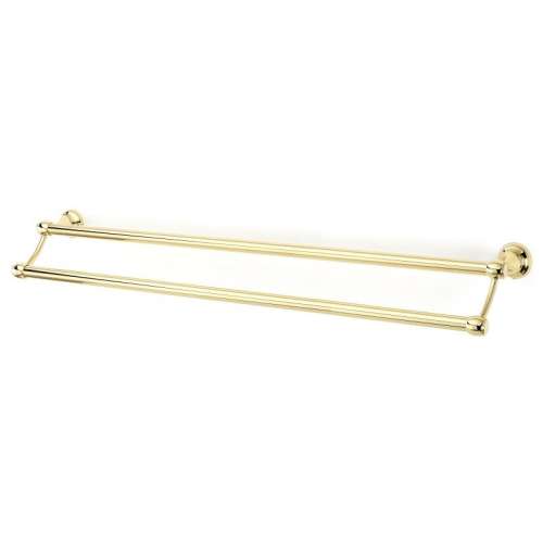 Royale A6625-30-PB Double Towel Bar Transitional in Polished Brass