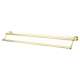Royale A6625-30-PB Double Towel Bar Transitional in Polished Brass