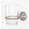 Transitional Tumbler Holder in Satin Nickel
