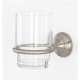 Transitional Tumbler Holder in Satin Nickel