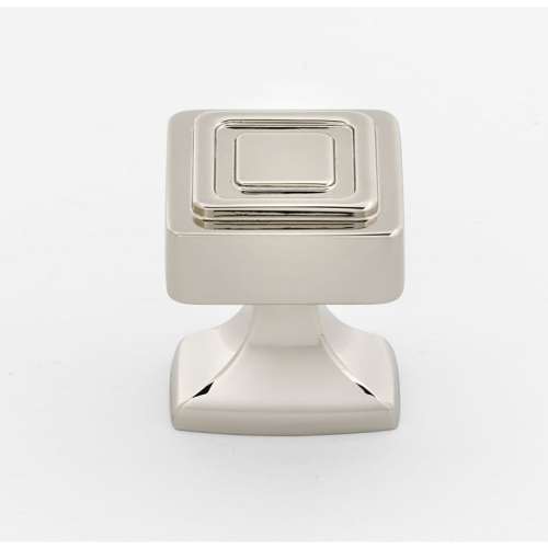 Knob Modern 1-1/4-in in Polished Nickel