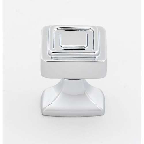 Cube A985-1-PC Knob Modern 1-in in Polished Chrome