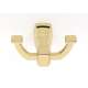 Cube A6584-PB Modern Robe Hook in Polished Brass