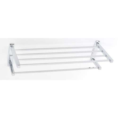 Cube A6526-24-PC Modern Towel Rack in Polished Chrome