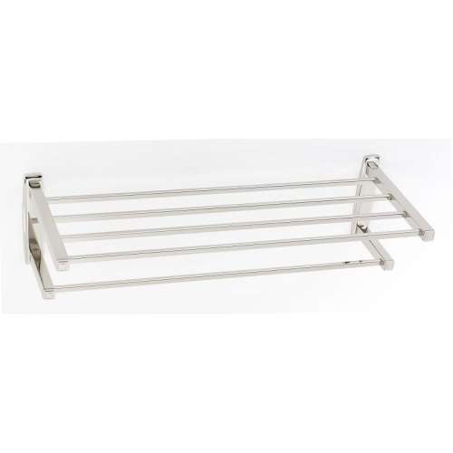Cube A6526-24-PN Modern Towel Rack in Polished Nickel