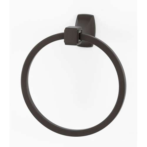 Modern Towel Ring 6-in in Chocolate Bronze